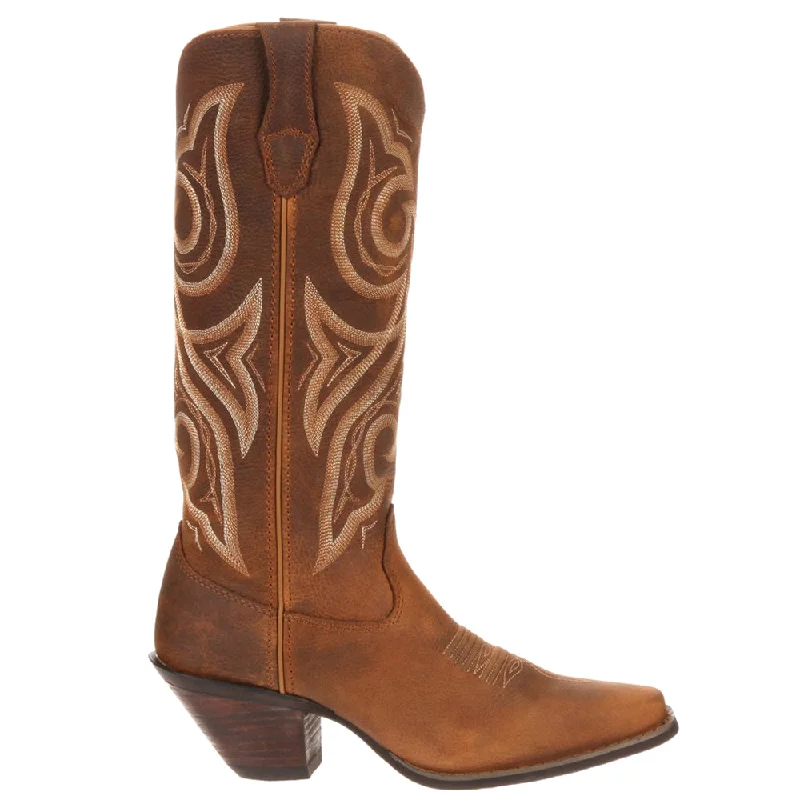 Classic Flat Shoes Crush Distressed  Square Toe Cowboy Boots