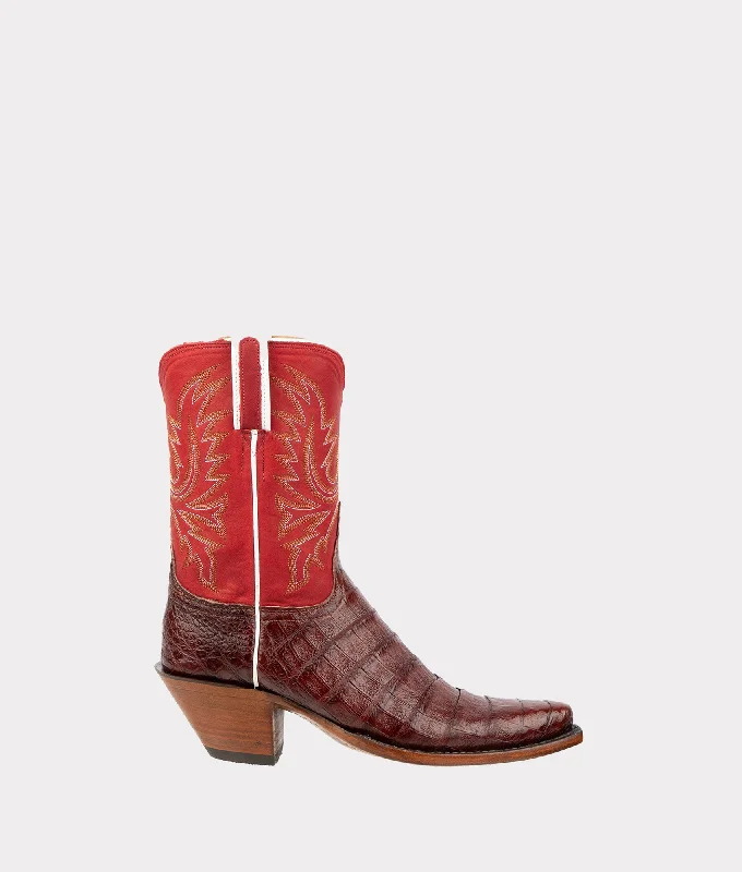 Comfortable Loafers For Work Dale Exotic :: Whiskey/Red