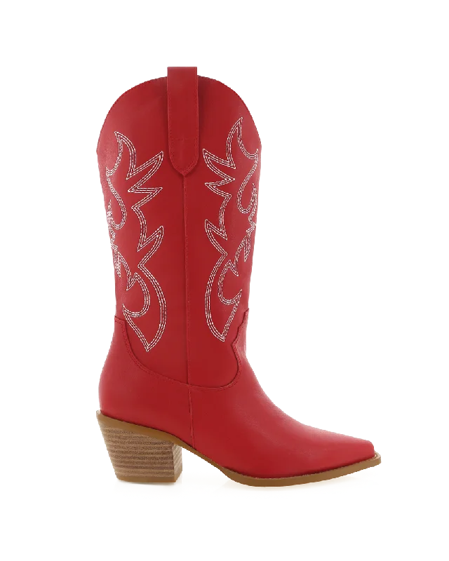 Stylish Winter Boots DANARO - SCARLET