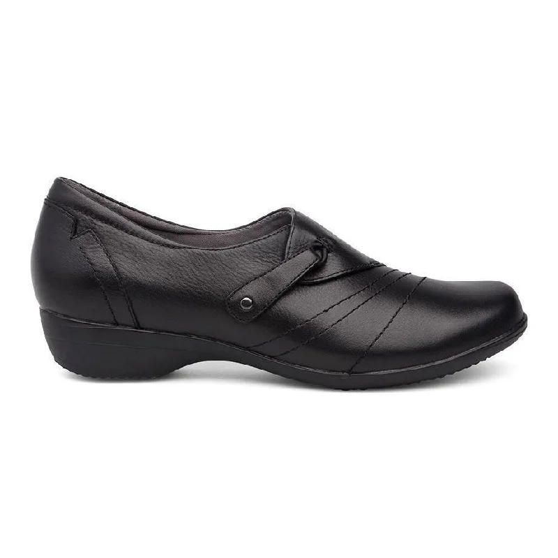 Trendy Sports Sneakers Dansko Women's Franny Black Milled Nappa Leather
