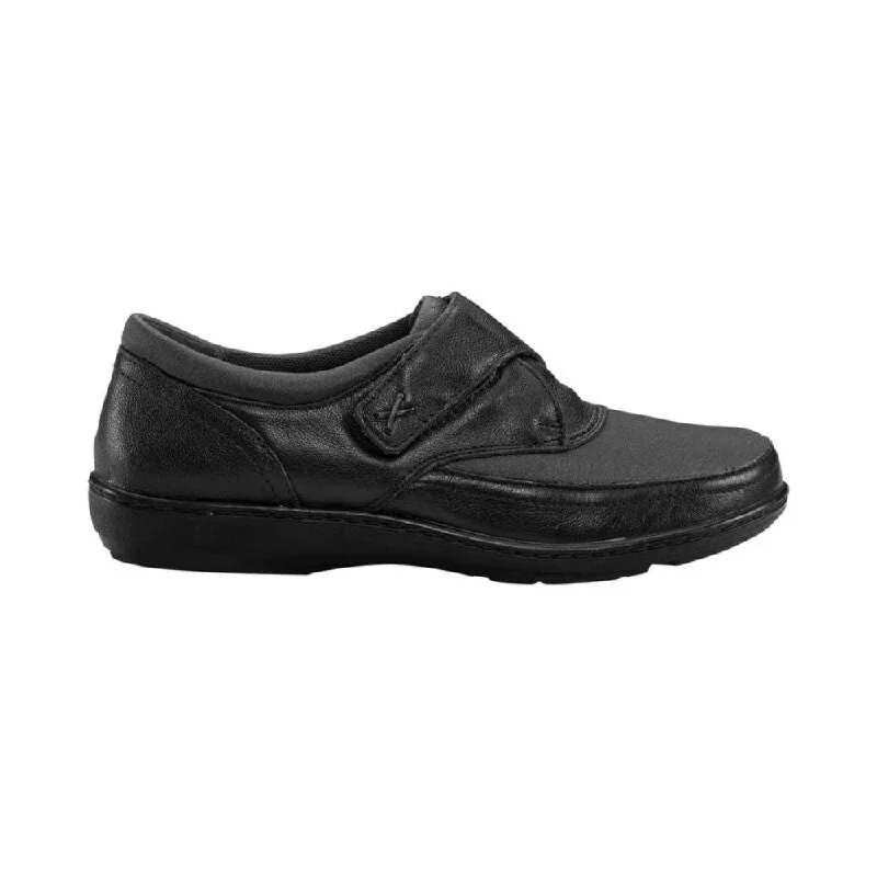 Comfortable Lace-Up Shoes Aetrex Women's Emma Monk Strap Blackberry