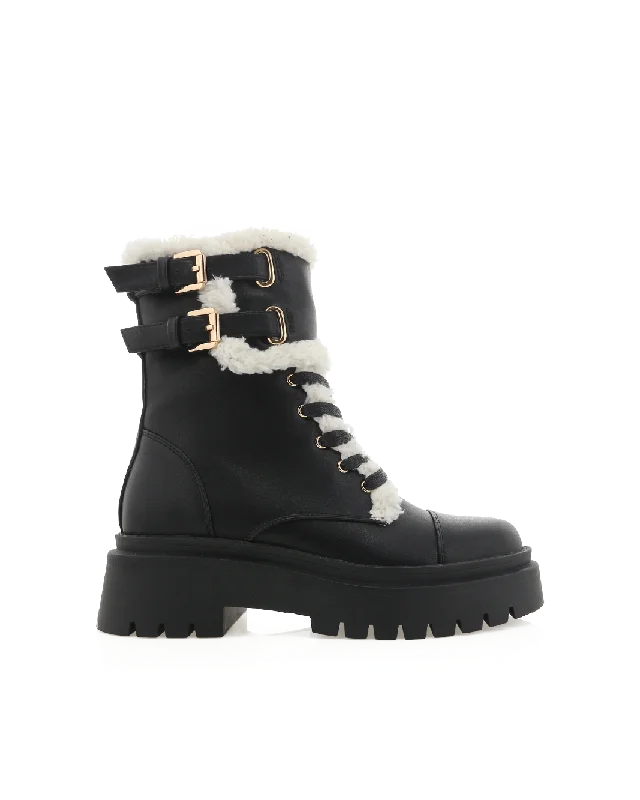 Trendy Walking Boots FERREL - BLACK