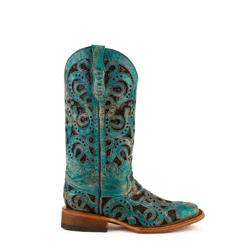 Comfortable Winter Sneakers Ferrini Ladies Turquoise Leather Horseshoe S-Toe Cowboy Boots Comfortable Winter Sneakers Ferrini Ladies Turquoise Leather Horseshoe S-Toe Cowboy Boots