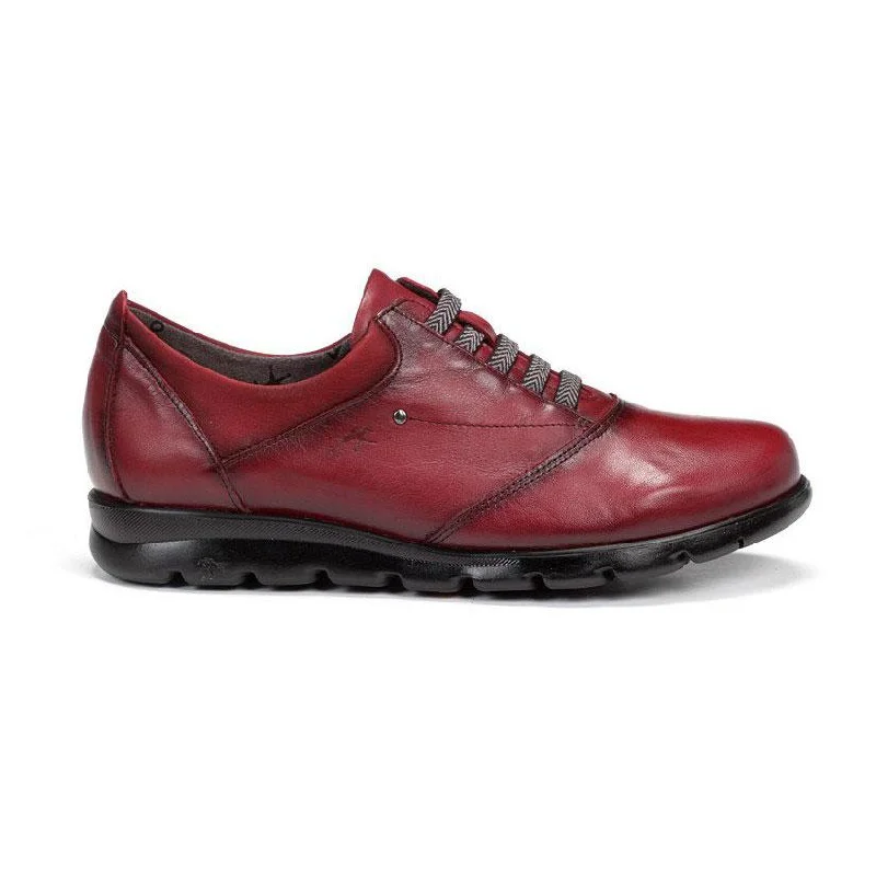 Stylish Running Footwear Fluchos Women's Susan Red Leather