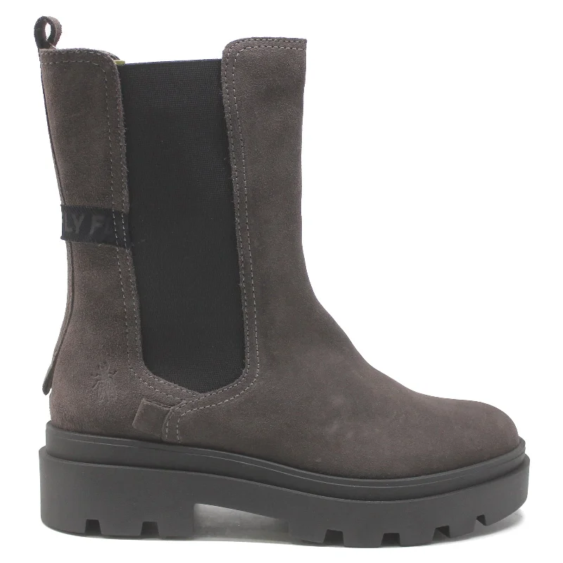Comfortable Flats For Work Judy819Fly Suede Women's Chelsea Boots