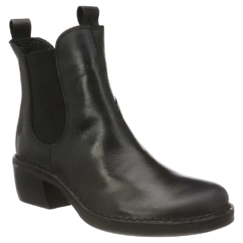 High Fashion Work Boots Meme030Fly Rug Leather Women's Chelsea Boots