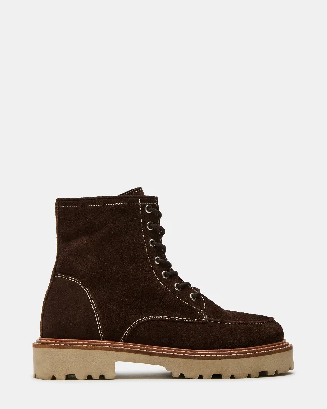 Slip-On Winter Shoes FOREST BROWN SUEDE