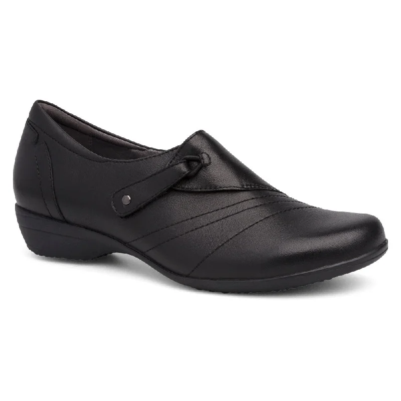 Outdoor Running Shoes Dansko Women's Franny Black Milled Nappa