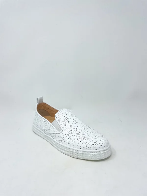 Trendy Formal Shoes Gaia Spring in White
