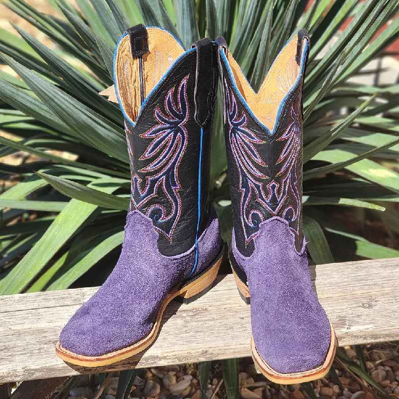Fashion Sneakers For Work Fenoglio Women's Grape Roughout Boots