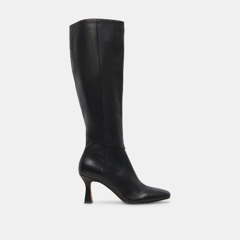 Fashionable Sneakers Collection GYRA BOOTS BLACK LEATHER