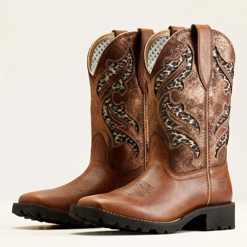 Comfortable Hiking Shoes Ariat Women's Hickory Unbridled Rancher Boots
