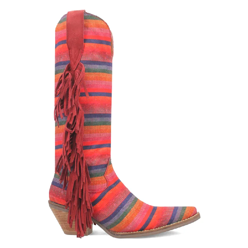 Cozy Indoor Slippers Hot Tamale Southwest Snip Toe Cowboy Boots