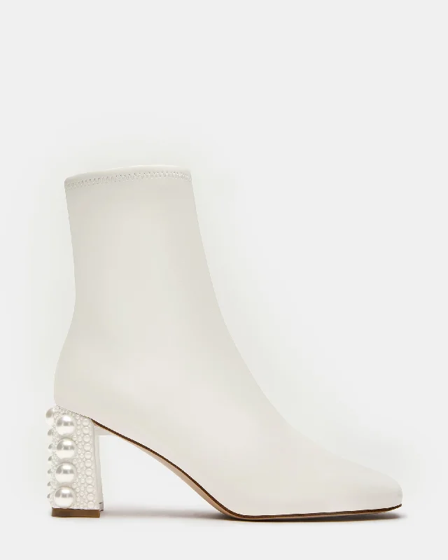 Designer Boots Collection HUSH PEARL WHITE