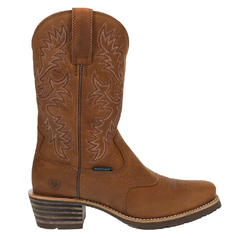 Classic Hiking Boots Hybrid Roughstock Embroidered Waterproof Square Toe Cowboy Boots