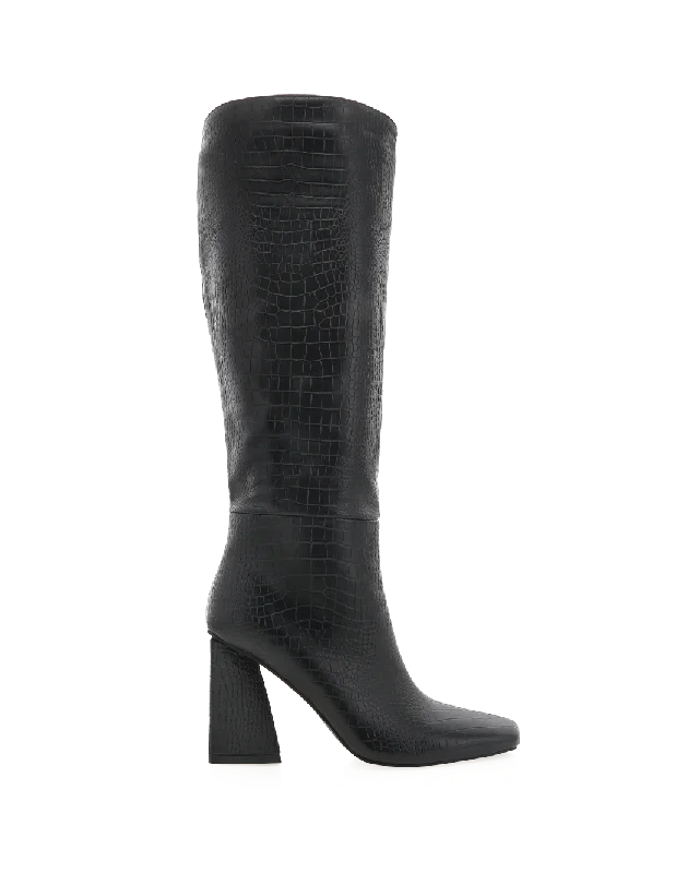 Trendy Walking Shoes IRMINA - BLACK CROC
