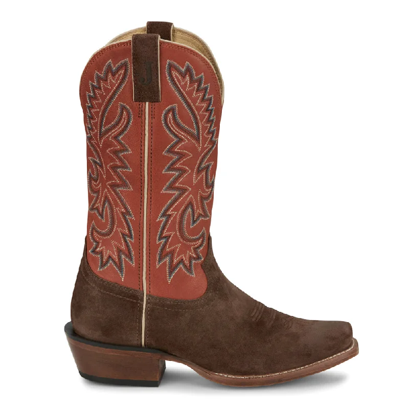 Comfortable Platform Boots Jimmy Medium Square Toe Cowboy Boots