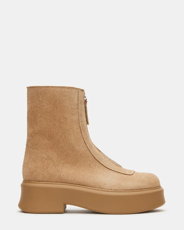 Comfortable Sandals For Summer JONES TAN SUEDE