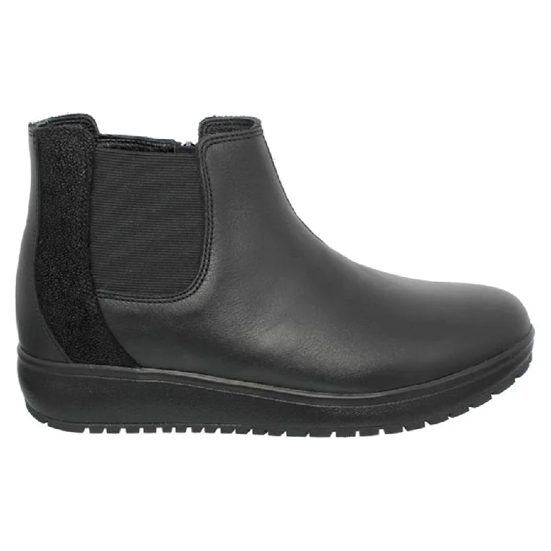 Best Walking Shoes London II Full Grain Velour Leather Women's Chelsea Boots