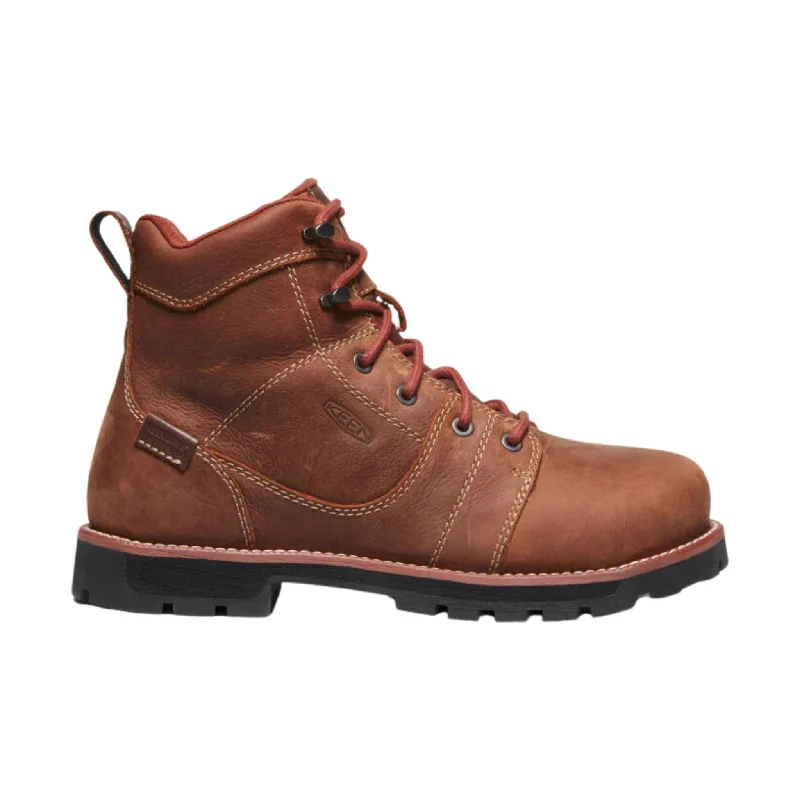 Comfortable Dress Flats KEEN Utility Women's Seattle 6 Inch Waterproof Aluminum Toe Work Boots - Gingerbread Comfortable Dress Flats KEEN Utility Women's Seattle 6 Inch Waterproof Aluminum Toe Work Boots - Gingerbread