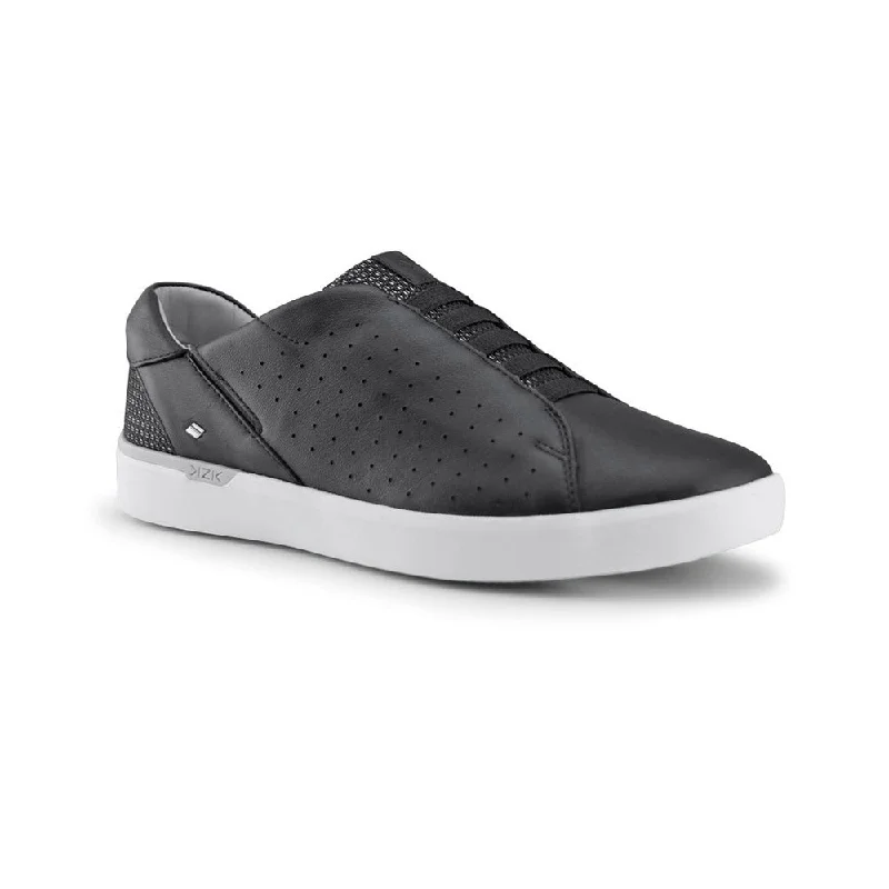 Stylish Casual Footwear Kizik Miami Women's Casual Shoes Black Leather