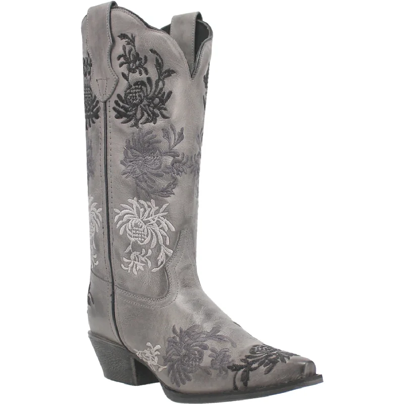 Affordable Hiking Shoes Laredo Womens Sylvan Grey Leather Cowboy Boots