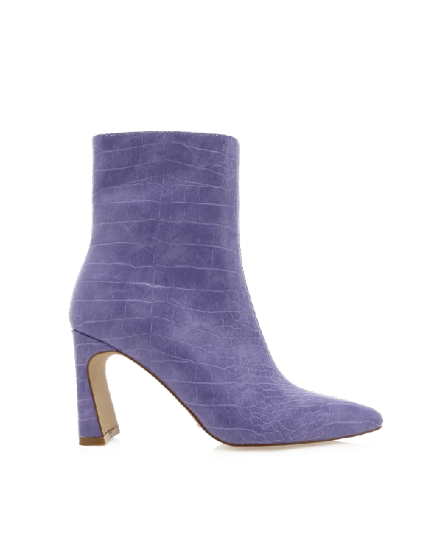 Comfortable Platform Shoes LAYORI - AMETHYST CROC