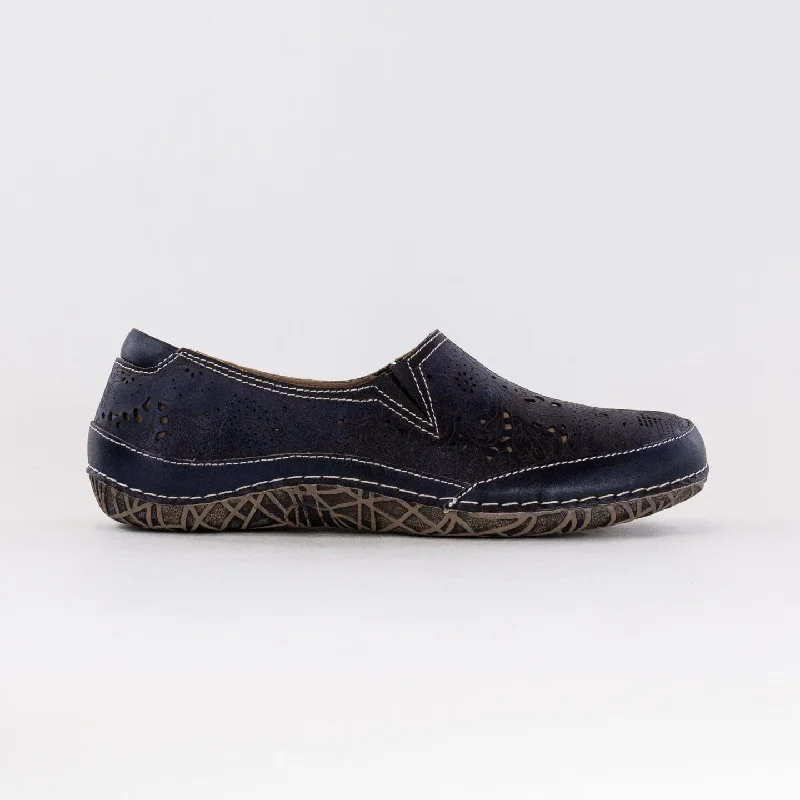 Slip-On Shoes For Men Spring Step L'Artiste Libora (Women's) - Navy