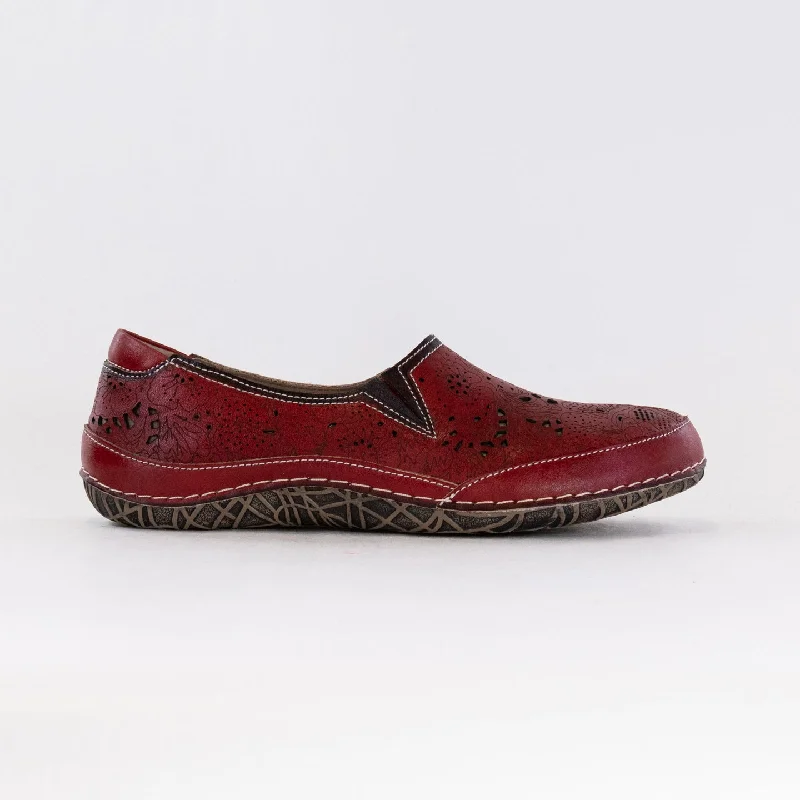 Fashionable Loafers For Sale Spring Step L'Artiste Libora (Women's) - Red