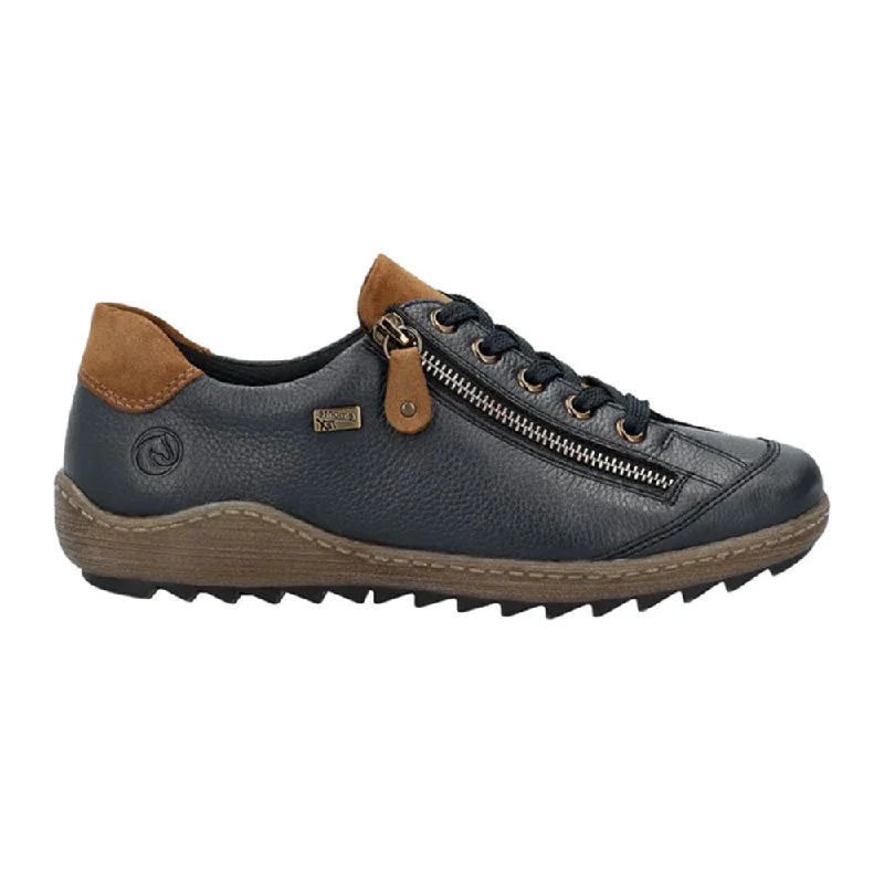 Formal Sports Shoes Remonte Women's Liv 02 Zip Up Sneaker Pazifik / Reh