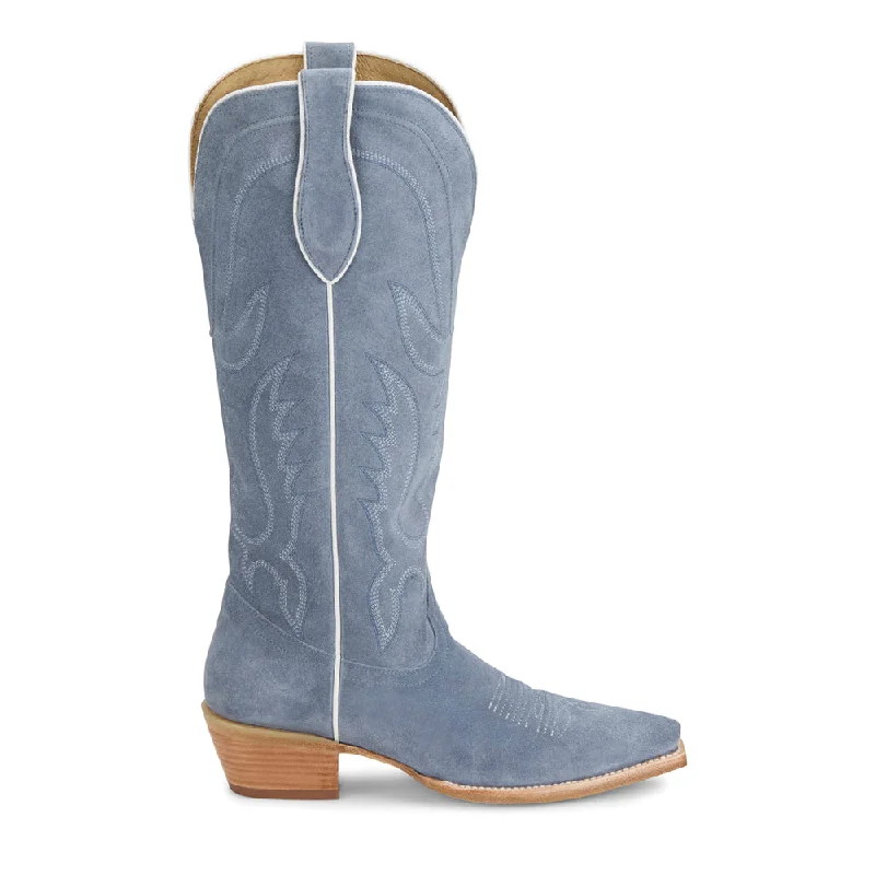 Comfortable Sports Shoes Liz Embroidered Snip Toe Cowboy Boots