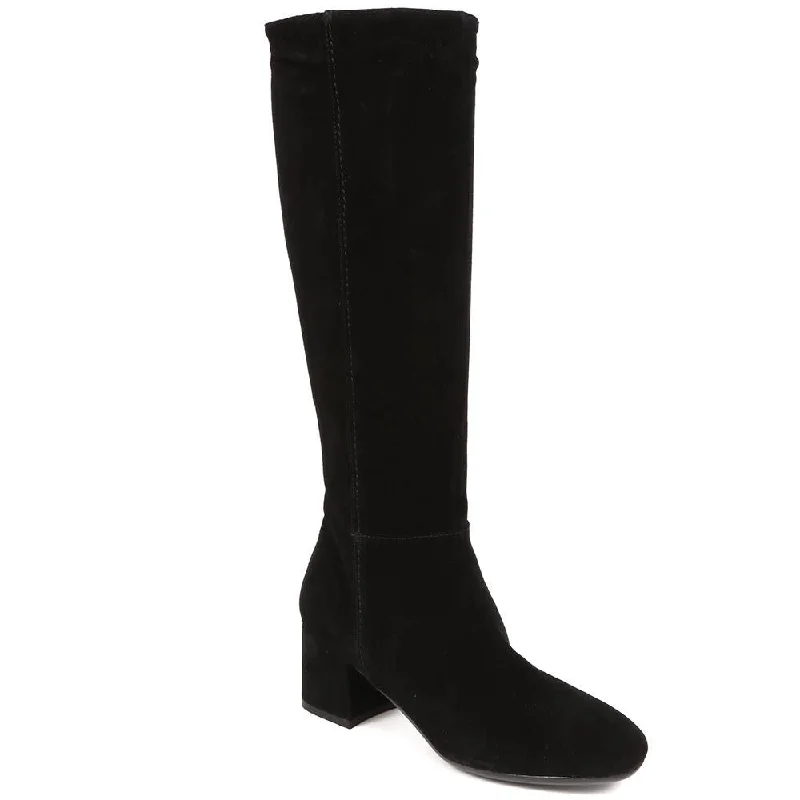 Running Footwear Sale Lou LouS Slim Calf Knee High Suede Boots - LOULOUS / 324 363