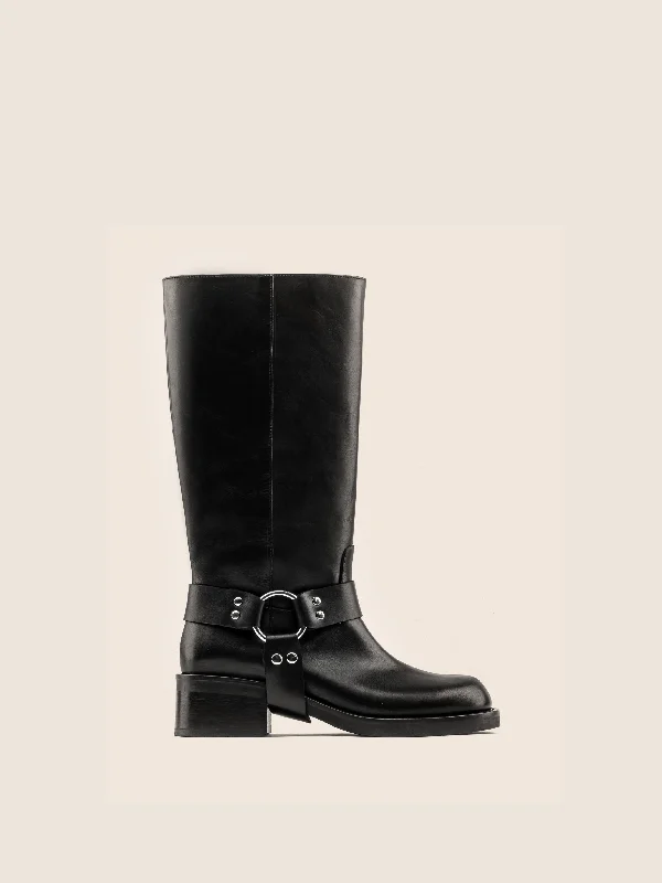 Lucca Wider Black Boot