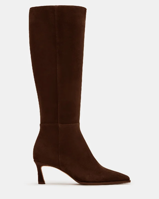 Comfortable Snow Sneakers LUCID BROWN SUEDE