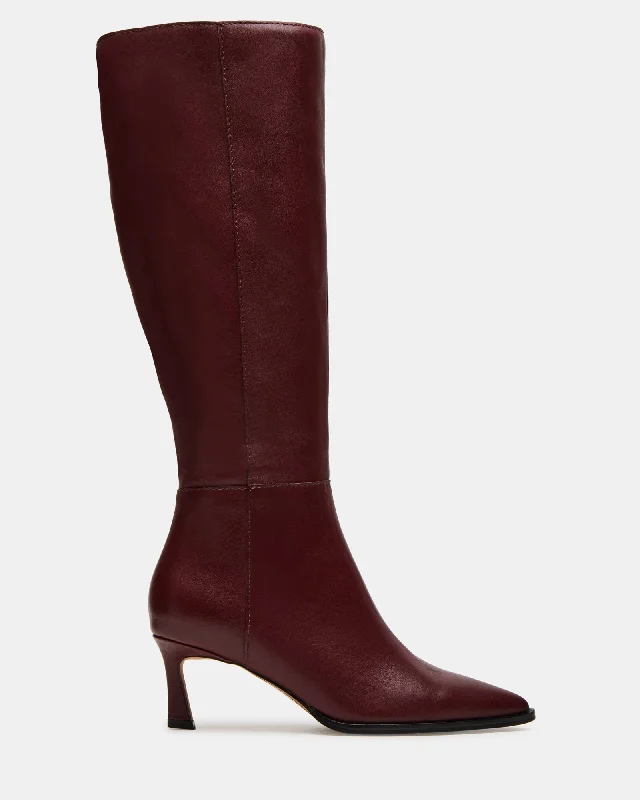 High Fashion Footwear LUCID BURGUNDY