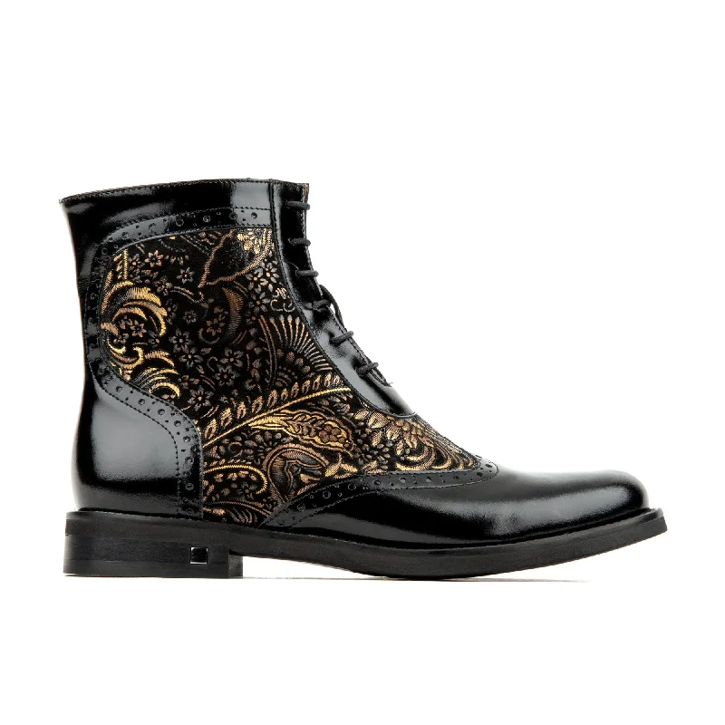 Formal Hiking Footwear Mantis - Black & Gold