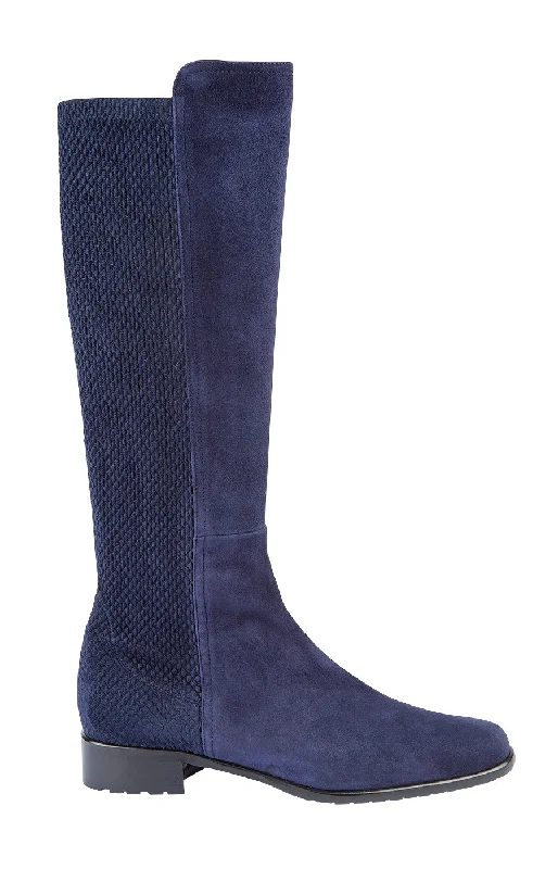 Stylish Winter Boots MDF SHAKE NAVY SUEDE
