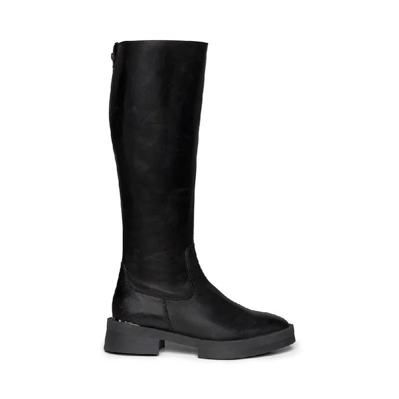 Comfortable Loafers For Work Medellyn Boot BLACK LEATHER