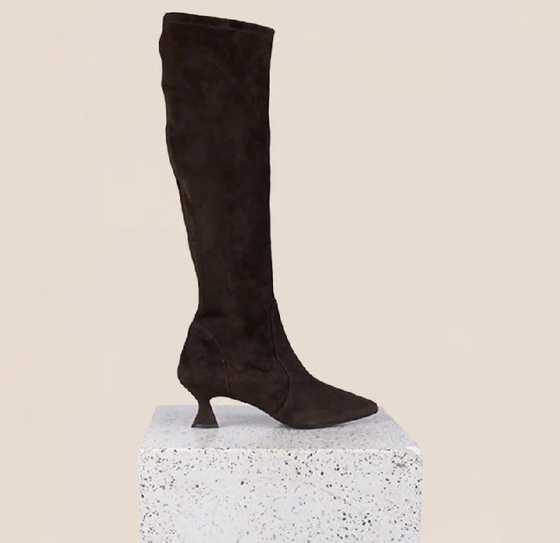 High Fashion Footwear Modena  - Chocolate Suede