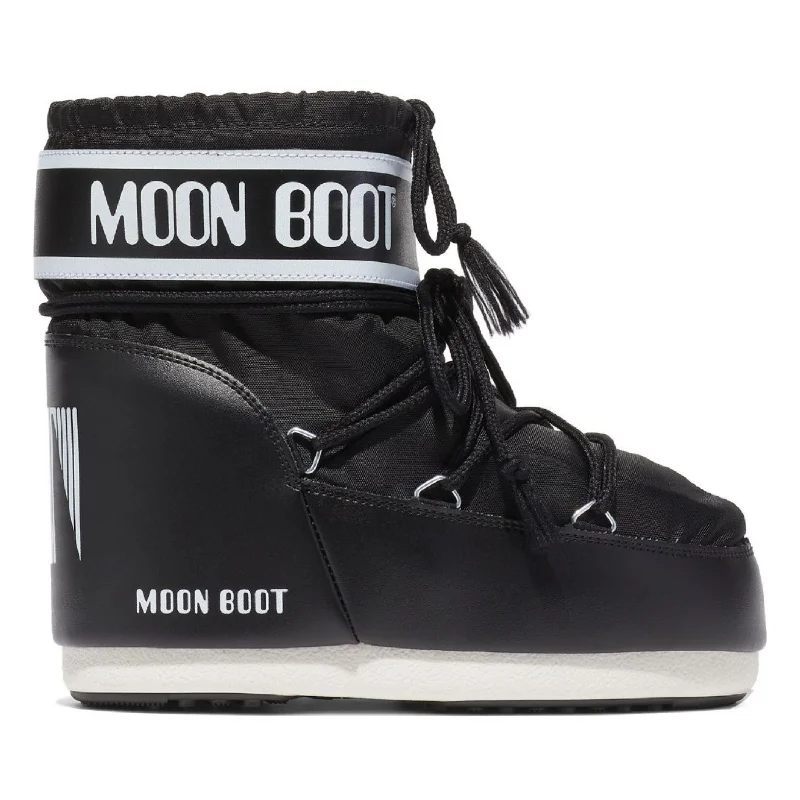 Fashionable Work Boots Moon Boot Women's Icon Low Nylon Black