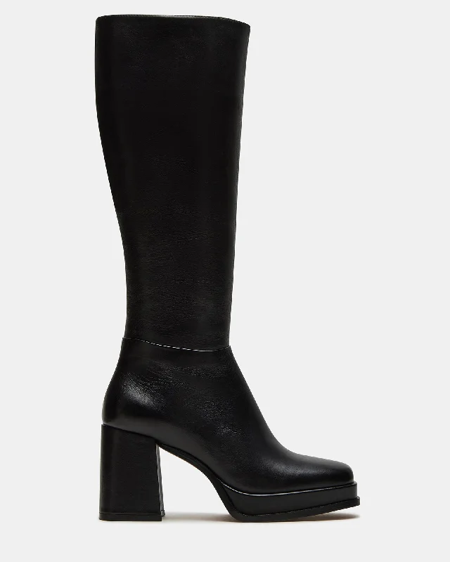 Luxury Sneakers For Sale MYSTERY BLACK LEATHER