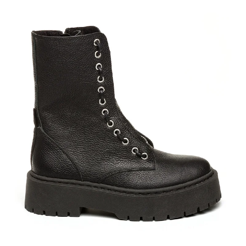 Best Running Footwear Odilia Boot BLACK LEATHER