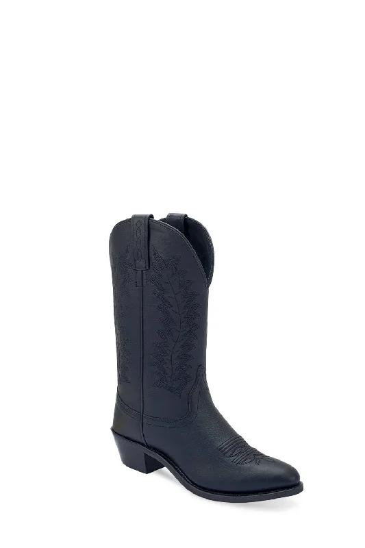 Lightweight Snow Boots Old West Womens Western Black Leather Cowboy Boots