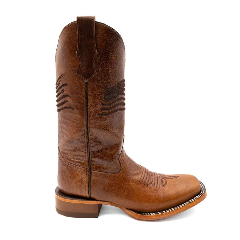 Formal Wedding Shoes Patriot Square Toe Cowboy Boots