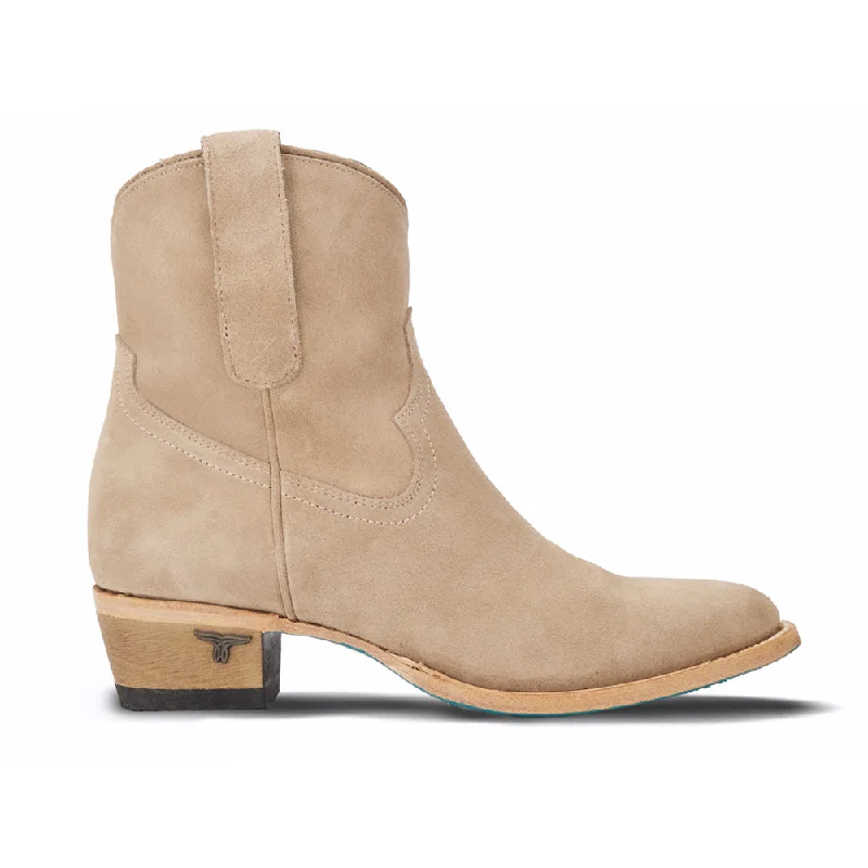 Trendy Formal Shoes Plain Jane Round Toe Suede Cowboy Booties