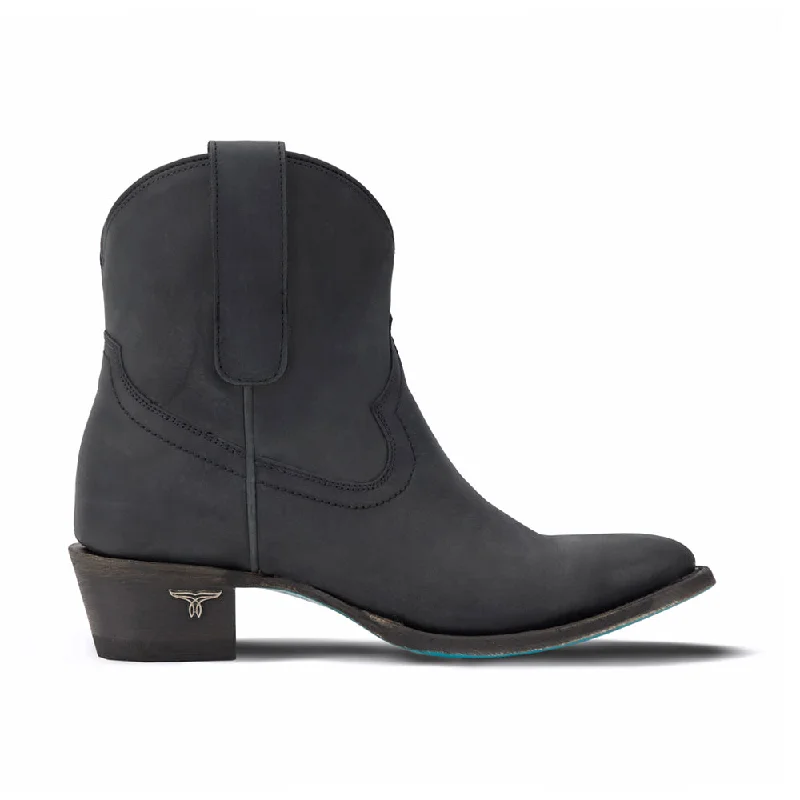 Best Work Boots Plain Jane Round Toe Zippered Cowboy Booties