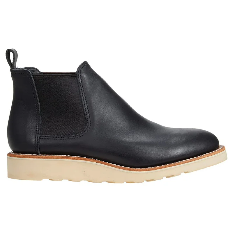 Comfortable Heeled Shoes Classic Leather Women's Chelsea Boots