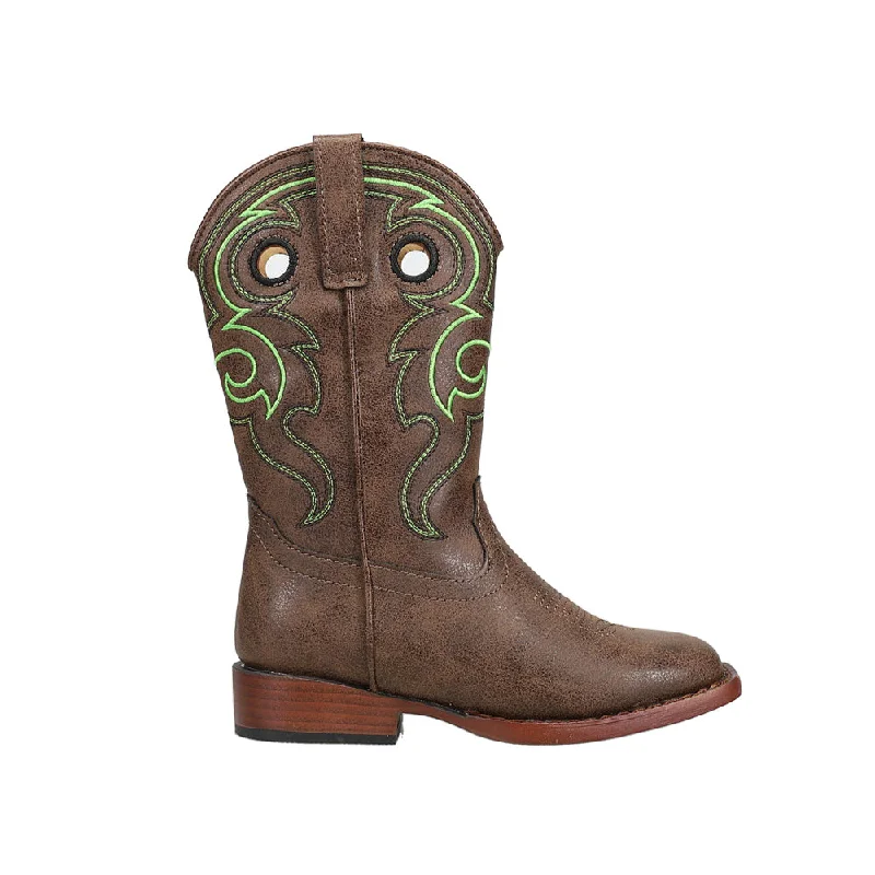 Sporty Casual Shoes Reno Embroidered Square Toe Cowboy Boots (Toddler-Little Kid)