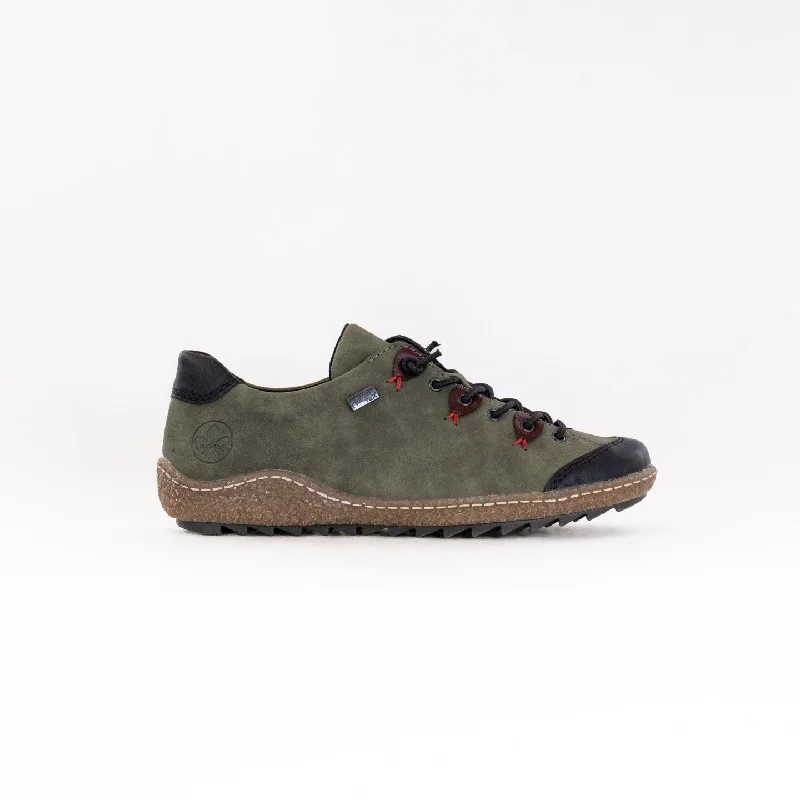 Waterproof Loafers Rieker L7561-54 (Women's) - Olive Combi