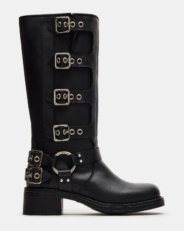 Sporty Casual Shoes ROCKY BLACK LEATHER